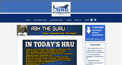 Desktop Screenshot of harnessracingupdate.com